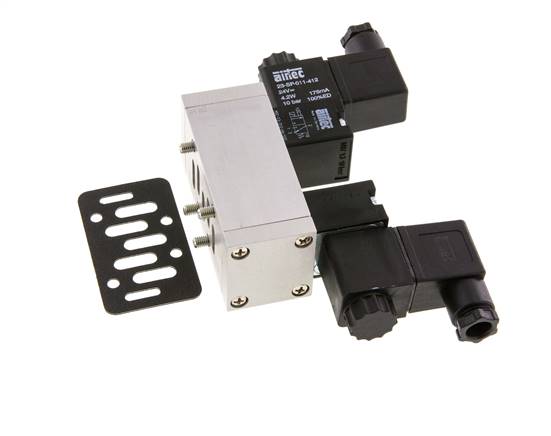 5/2 ISO 5599-1 Bistabiles Magnetventil 115V AC 2-10bar/28-140psi Airtec