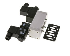 5/3 ISO 5599-1 Zentrum geschlossen Magnetventil 12V DC 3-10bar/42-140psi Airtec