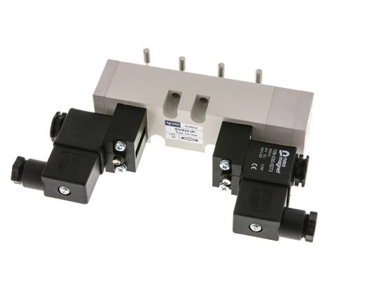 5/3 ISO 5599-1 Zentrum geschlossen Magnetventil 115V AC 2-10bar/28-140psi YPC