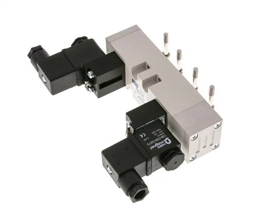 5/3 ISO 5599-1 Zentrum geschlossen Magnetventil 115V AC 2-10bar/28-140psi YPC