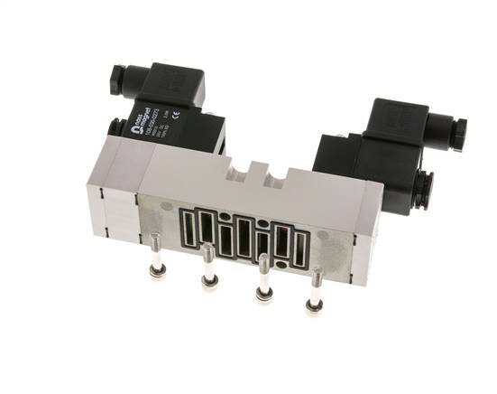 5/3 ISO 5599-1 Zentrum geschlossen Magnetventil 115V AC 2-10bar/28-140psi YPC