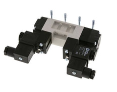 5/3 ISO 5599-1 Auspuff Zentrum Magnetventil 12V DC 2-10bar/28-140psi YPC