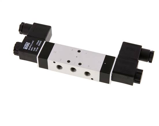 5/3 G1/8'' Druck-Center-Magnetventil 115V AC 3-10bar/42-140psi Airtec