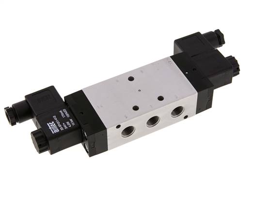 5/3 G1/4'' Druck-Center-Magnetventil 115V AC 3-10bar/42-140psi Airtec