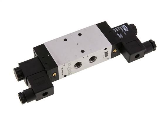 5/3 G1/4'' Druck-Center-Magnetventil 115V AC 3-10bar/42-140psi Airtec