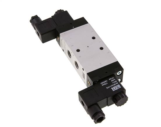 5/3 G1/4'' Druck-Center-Magnetventil 115V AC 3-10bar/42-140psi Airtec