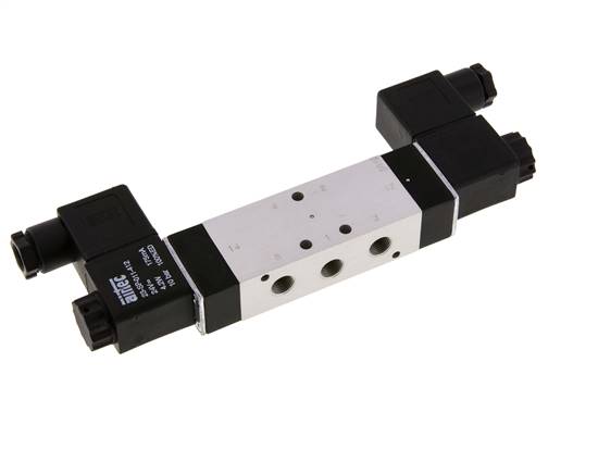 5/3 G1/8'' Center Closed Magnetventil 115V AC 3-10bar/42-140psi Airtec