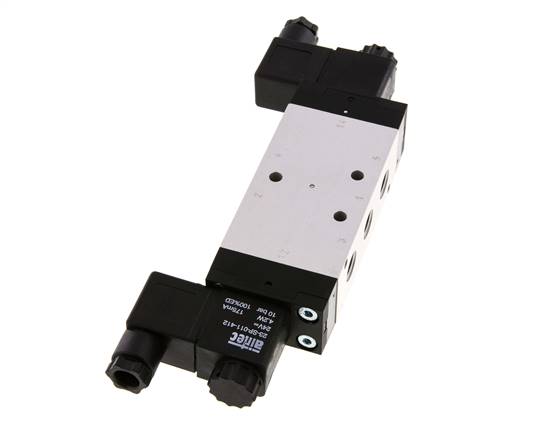 5/3 G1/4'' Auspuff-Mittelmagnetventil 115V AC 3-10bar/42-140psi Airtec