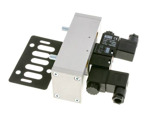 5/3 ISO 5599-3 Zentrum geschlossen Magnetventil 24V AC 3-10bar/42-140psi Airtec