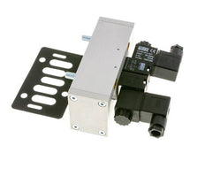 5/3 ISO 5599-3 Zentrum geschlossen Magnetventil 24V AC 3-10bar/42-140psi Airtec