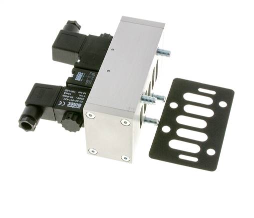 5/3 ISO 5599-3 Zentrum geschlossen Magnetventil 24V AC 3-10bar/42-140psi Airtec