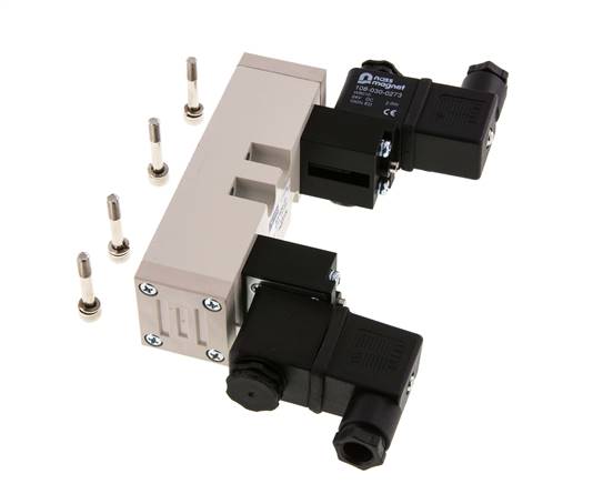 5/2 ISO 5599-1 Bistabiles Magnetventil 12V DC 1,5-10bar/21,0-140psi YPC