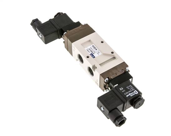 5/3 G3/8'' Druck-Center-Magnetventil 115V AC 2-10bar/28-140psi YPC