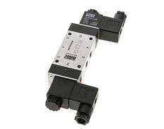5/3 G1/8'' Auspuff-Mittelmagnetventil 12V DC 3-8bar/42-112psi Airtec