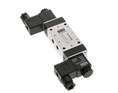 5/3 G1/8'' Auspuff-Mittelmagnetventil 12V DC 3-8bar/42-112psi Airtec