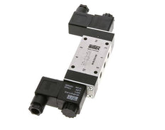 5/3 G1/8'' Auspuff-Mittelmagnetventil 12V DC 3-8bar/42-112psi Airtec