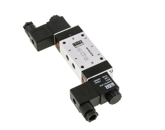 5/3 G1/8'' Center Closed Magnetventil 115V AC 3-8bar/42-112psi Airtec