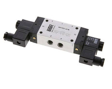 5/3 G1/4'' Druck-Center-Magnetventil 24V AC 3-8bar/42-112psi Airtec