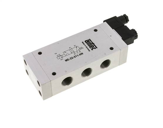 5/2 G1/2'' (G1/8'') Magnetventil Externe Vorsteuerung 115V AC 0-10bar/0-140psi Airtec