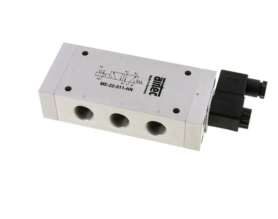 5/2 G1/2'' (G1/8'') Magnetventil Externe Vorsteuerung 115V AC 0-10bar/0-140psi Airtec