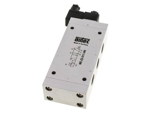 5/2 G1/2'' (G1/8'') Magnetventil Externe Vorsteuerung 115V AC 0-10bar/0-140psi Airtec