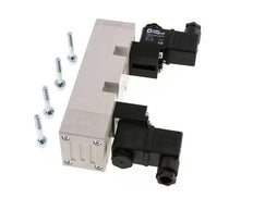 5/3 ISO 5599-2 Druck-Center-Magnetventil 12V DC 2-10bar/28-140psi YPC