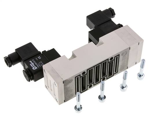 5/3 ISO 5599-2 Druckmittel-Magnetventil 115V AC 2-10bar/28-140psi YPC