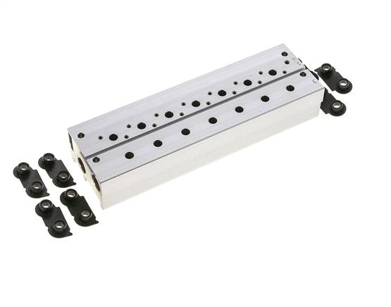 4xG1/4'' Verteiler 7-Stationen Festo 576470 VABM-B10-20S-G14-7-P3