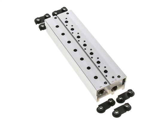 4xG1/4'' Verteiler 7-Stationen Festo 576470 VABM-B10-20S-G14-7-P3