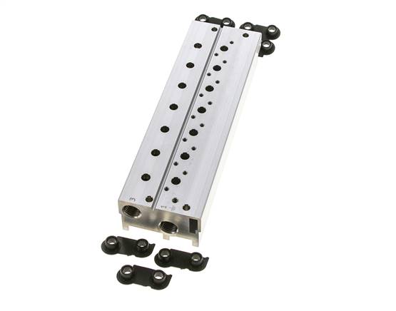 4xG1/4'' Verteiler 7-Stationen Festo 576470 VABM-B10-20S-G14-7-P3