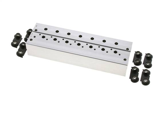 4xG1/4'' Verteiler 7-Stationen Festo 576470 VABM-B10-20S-G14-7-P3