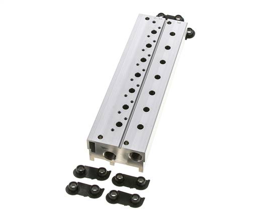 4xG1/4'' Verteiler 7-Stationen Festo 576470 VABM-B10-20S-G14-7-P3