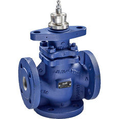Belimo 3-Wege Geradsitzventil DN20 Flansch 20mm Hub Kvs6.3 24VAC/DC Ausfallsicher 150s BACnet 1000N IP54 H720S/NVK24A-MOD