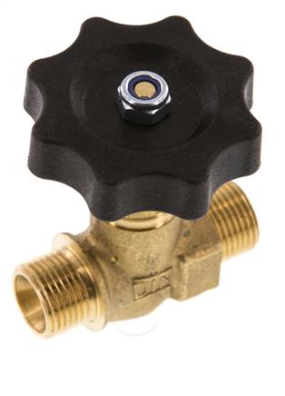 G3/8'' Männliches Messing-Nadelventil NBR 40 bar - NLB