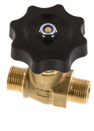 G3/8'' Männliches Messing-Nadelventil NBR 40 bar - NLB