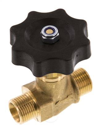 G3/8'' Männliches Messing-Nadelventil NBR 40 bar - NLB