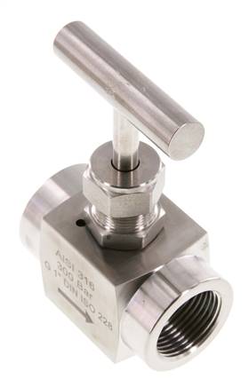 G1'' Edelstahl Nadelventil PTFE 300 bar - NLS