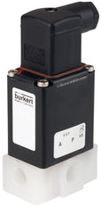 Magnetventil 3/2-Wege G1/4'' Mischen PVDF EPDM 0-2bar/29psi 24VDC 0330 77422