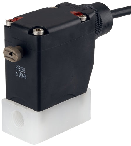 Magnetventil G1/4'' NC PVDF FKM 0-10bar/145psi 230VAC/DC 0330 353779