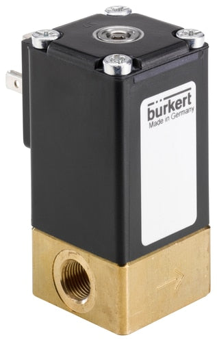 Magnetventil G1/8'' NC Messing FKM -1-16bar/-15-232psi 24VDC 2873 327399