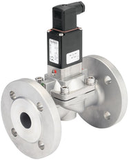Magnetventil 40 Mm Flansch Nc Edelstahl Epdm 0.2-10Bar/3-145Psi 110Vdc Wasserschlagschutz 5282 205080
