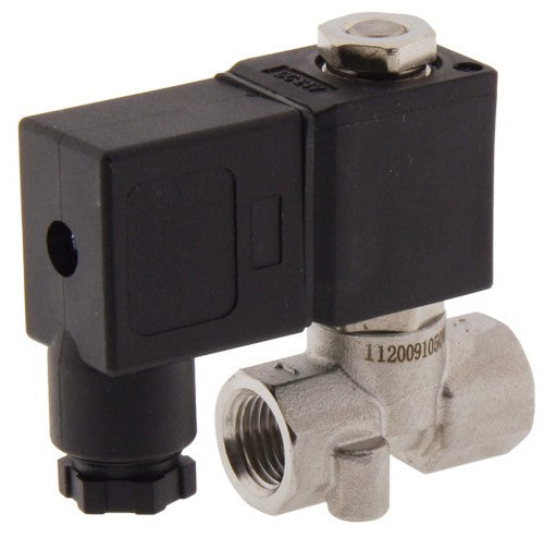Magnetventil CM-DA 1/4'' Edelstahl EPDM 0-10bar 24V DC