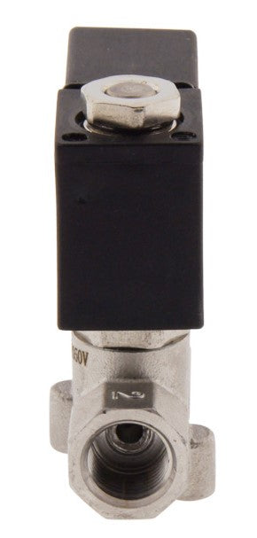 Magnetventil CM-DA 1/4'' Edelstahl EPDM 0-10bar 24V DC