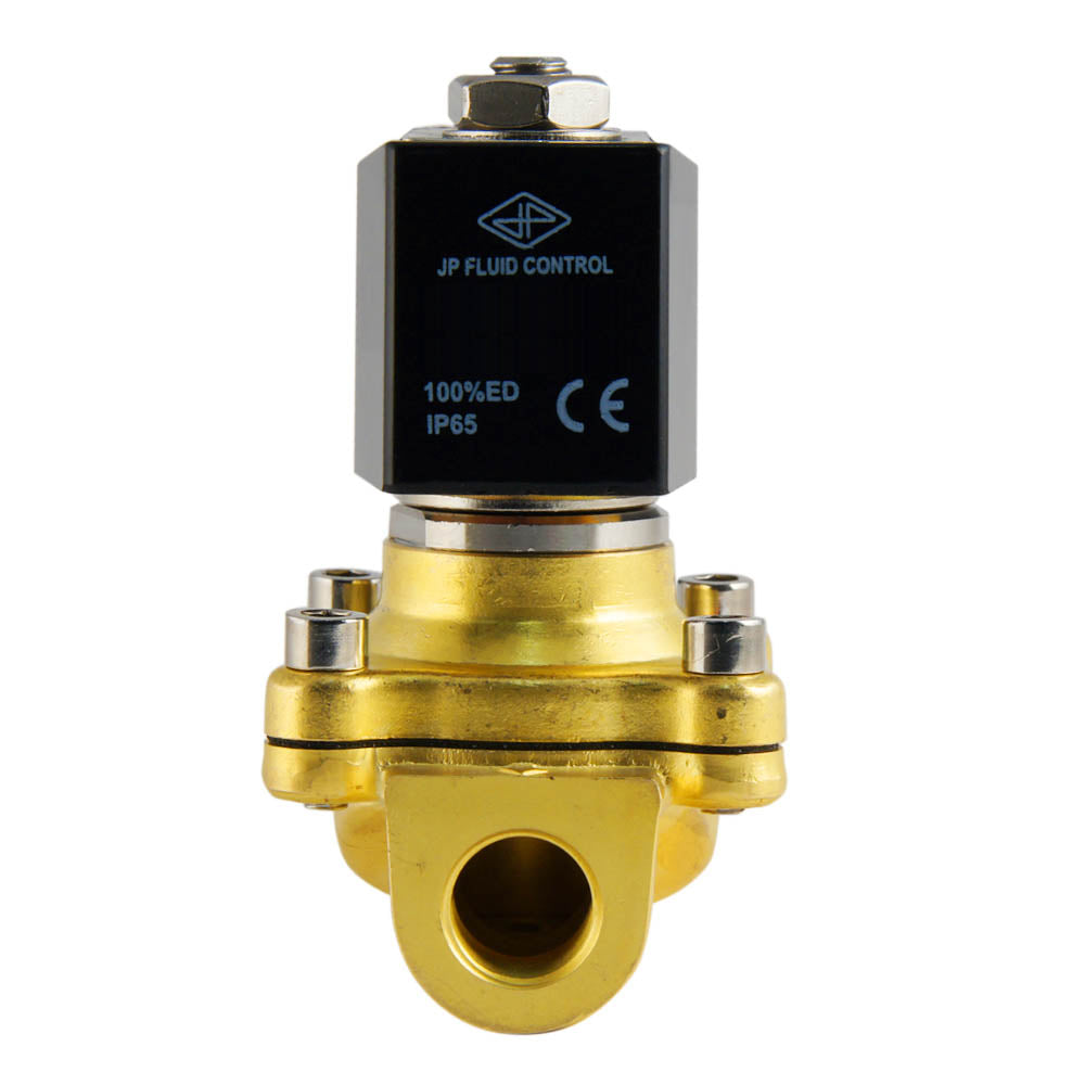 Magnetventil DF-SA 3/8'' Messing FKM 0-6bar 12V DC