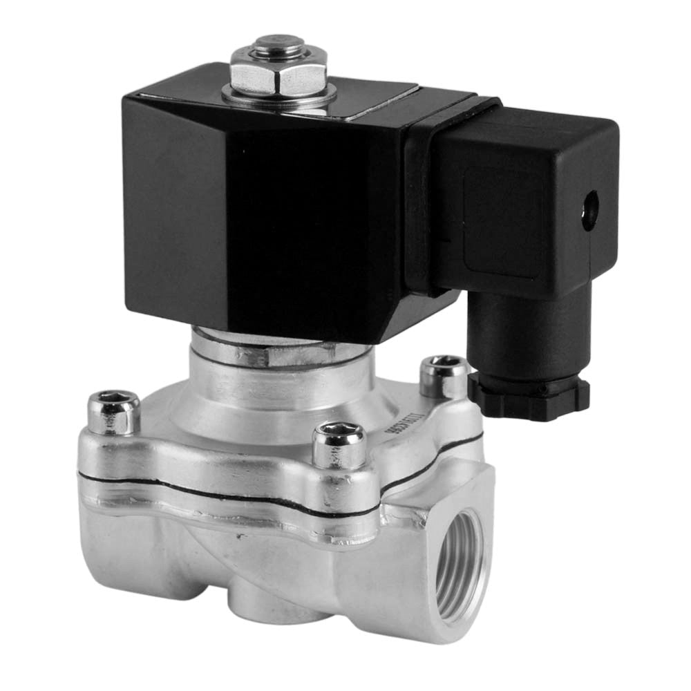 Magnetventil DF-SA 1/2'' Edelstahl EPDM 0-6bar 12V DC