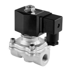 Magnetventil DF-SA 3/8'' Edelstahl FKM 0-6bar 12V DC