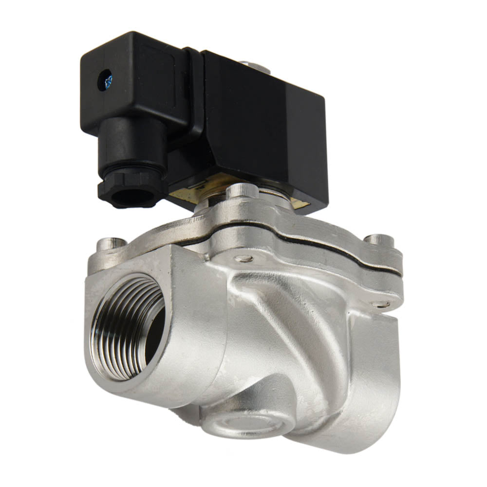 Magnetventil DF-SA 1'' Edelstahl FKM 0-6bar 12V DC