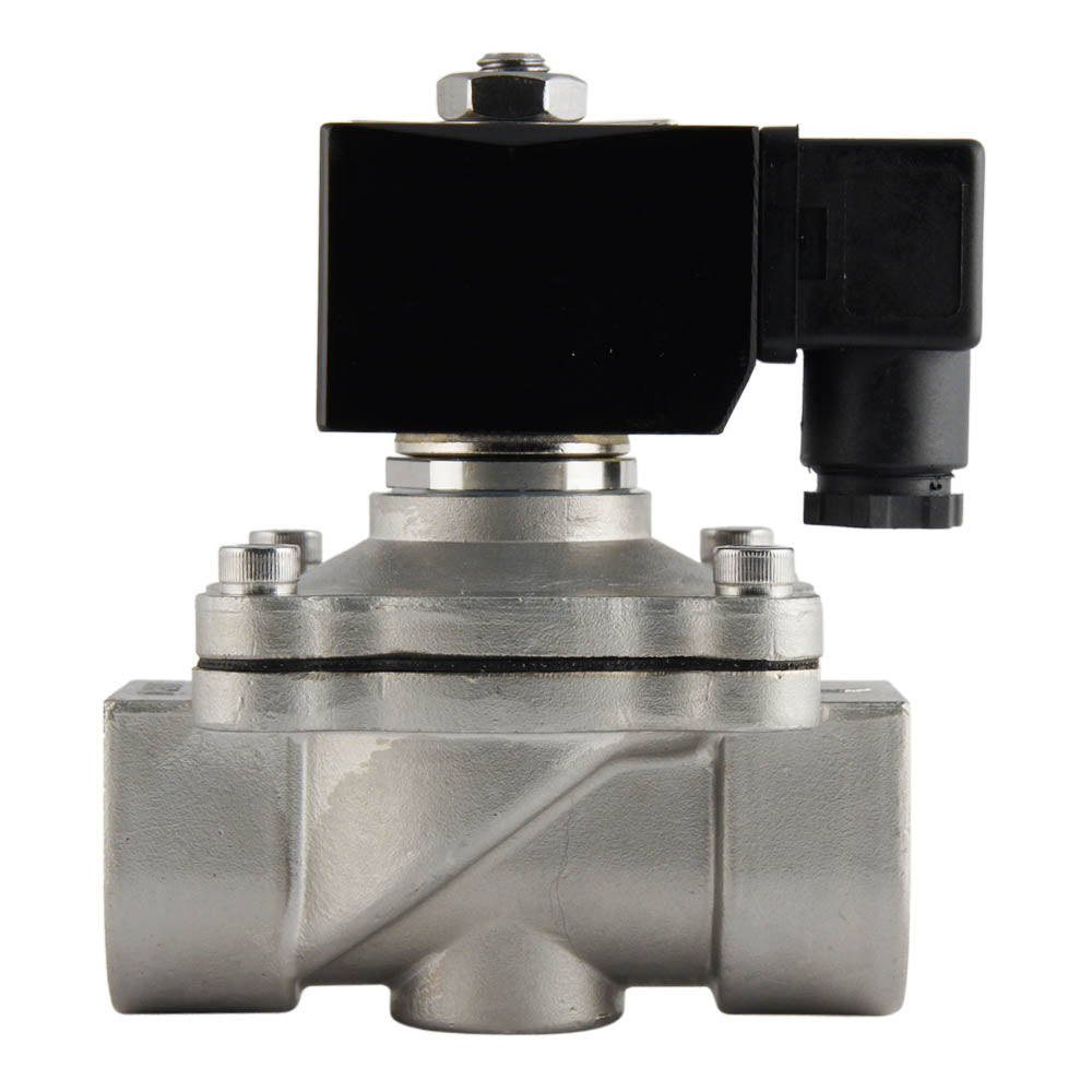 Magnetventil DF-SA 1'' Edelstahl FKM 0-6bar 12V DC