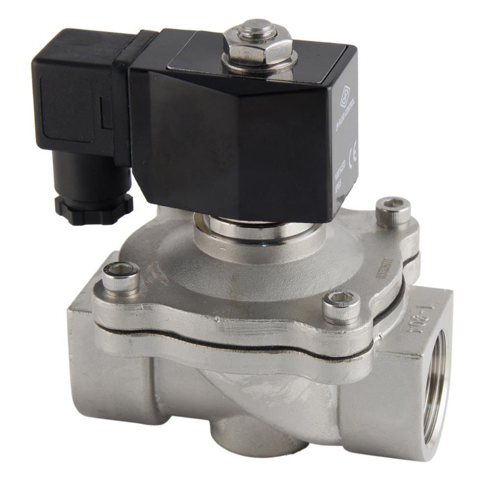 Magnetventil DF-SA 1'' Edelstahl FKM 0-10bar 230V AC