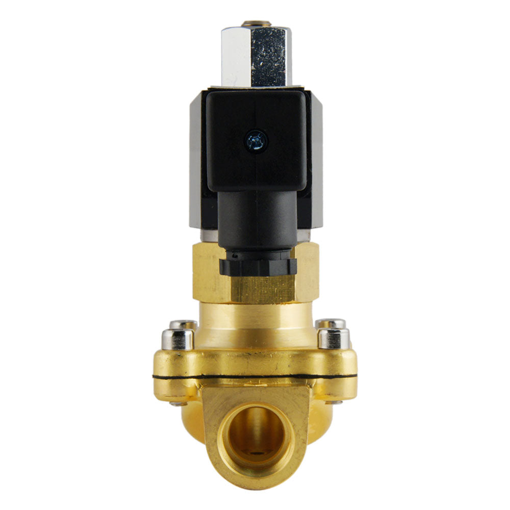 Magnetventil DF-SB 3/8'' NO Messing FKM 0-3bar 12V DC